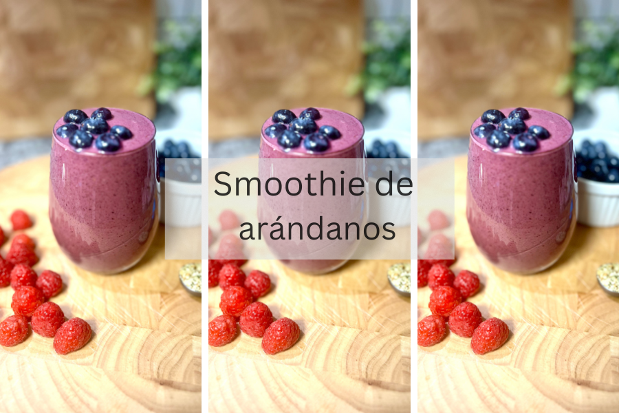 Smoothie de arandanos